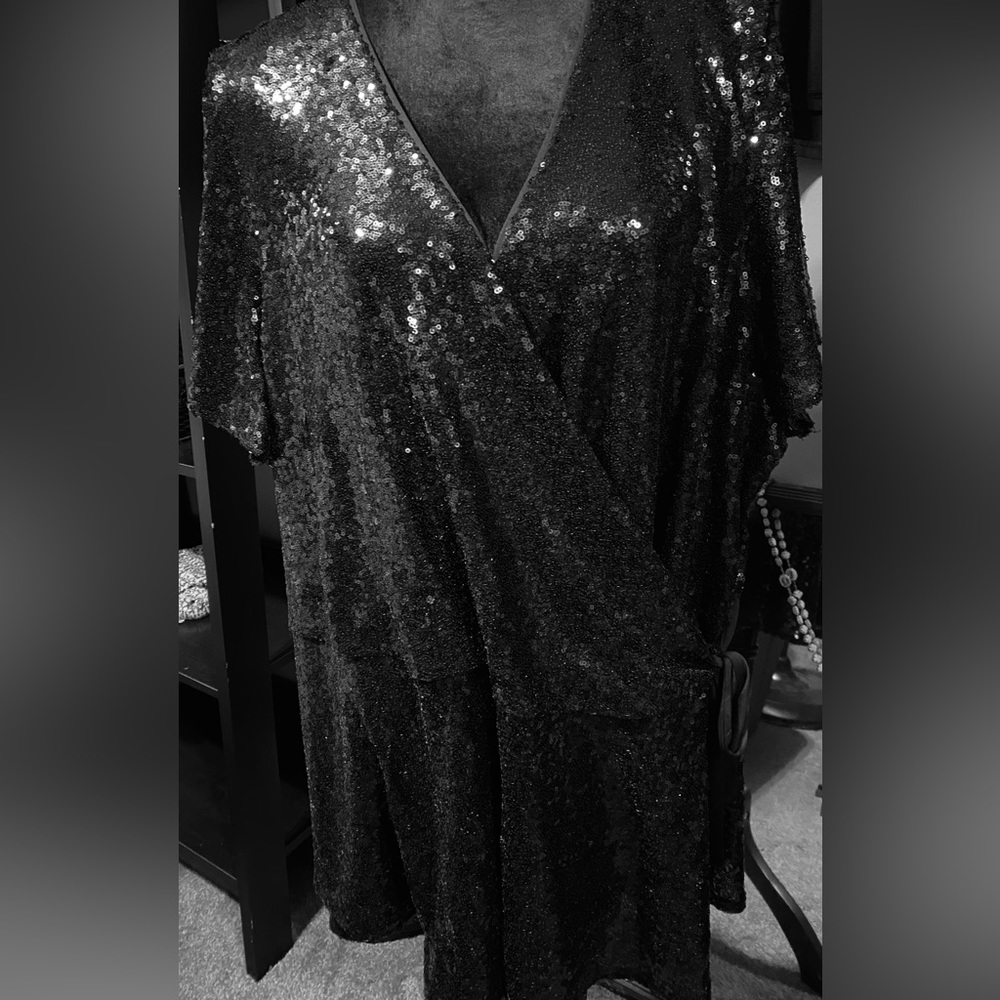 Black sequin blouse. Stunning!!!